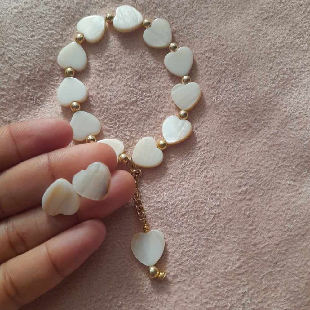 Handmade made Mother of pearl bracelet set
